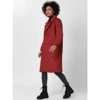 Forever 21 Red Solid Coat